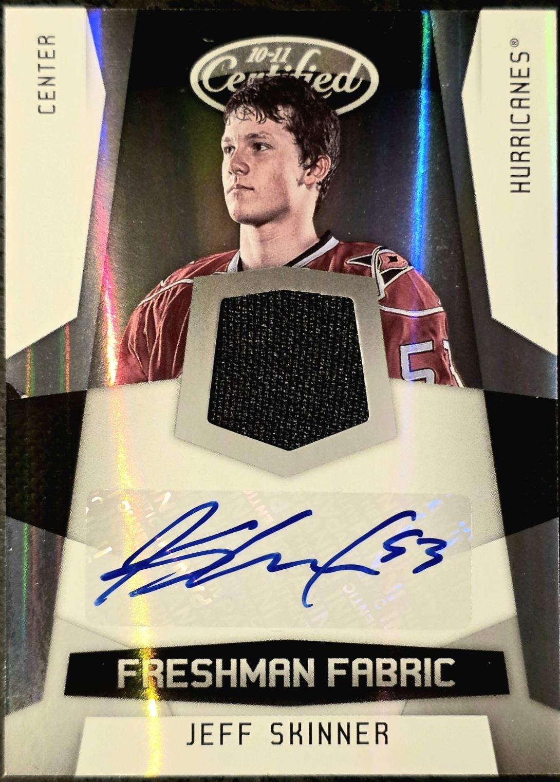 Jeff Skinner #199 2010-11 Panini Certified Hockey