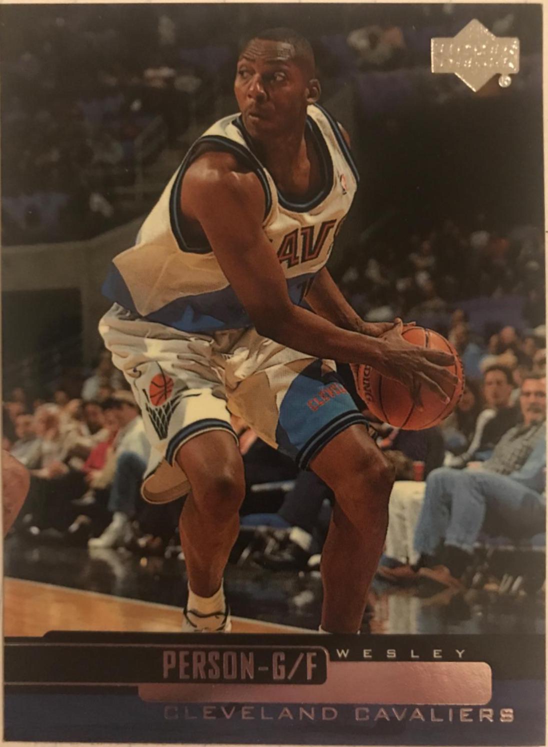 Wesley Person #22 Basketball Cards 1999 Upper Deck