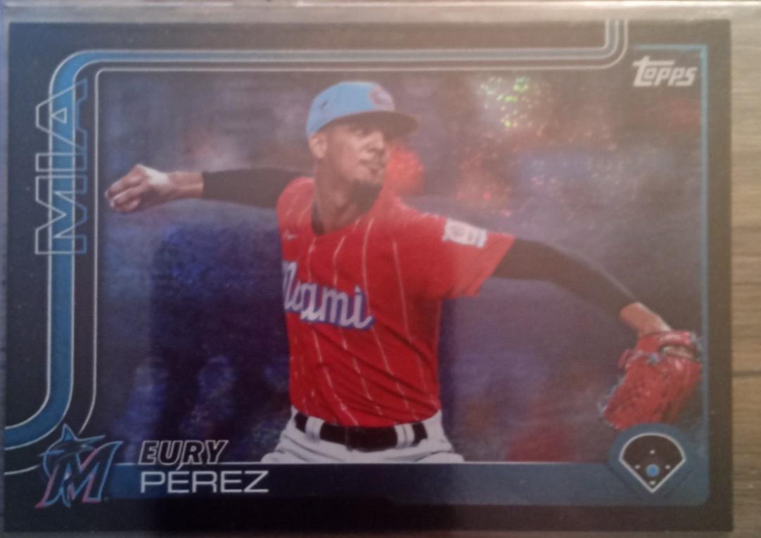 Eury Perez [Black Diamante Foil] #487