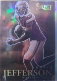 Justin Jefferson #AS-23 Football Cards 2021 Panini Select Artistic Selections