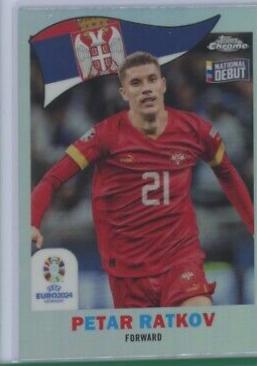 Petar Ratkov #TC-13 Soccer Cards 2024 Topps Chrome UEFA Euro 1960