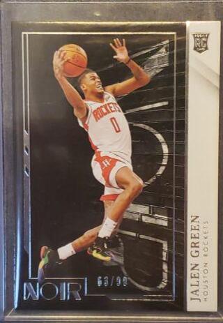 Jalen Green #144 Basketball Cards 2021 Panini Noir