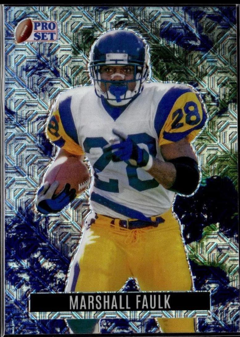 Marshall Faulk #RB-65 Football Cards 2023 Leaf Metal