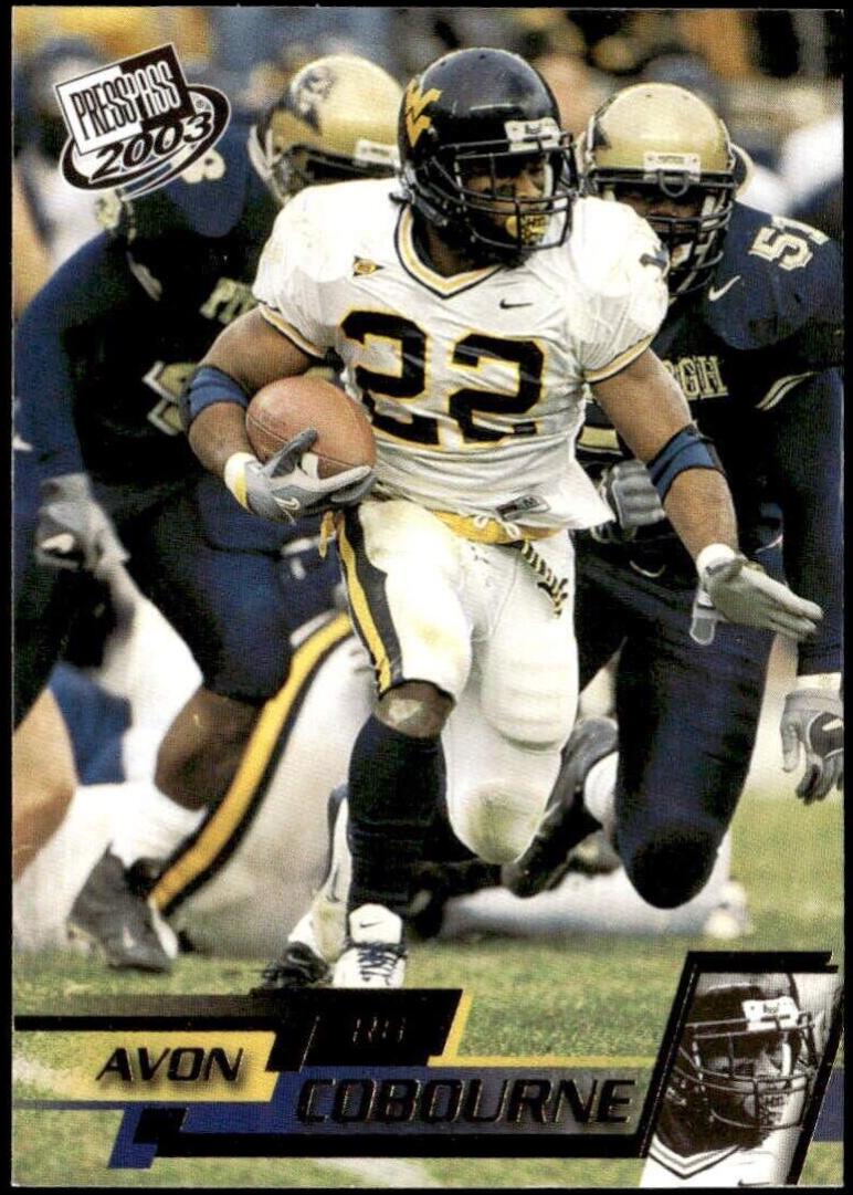 Avon Cobourne #G13 2003 Press Pass Football