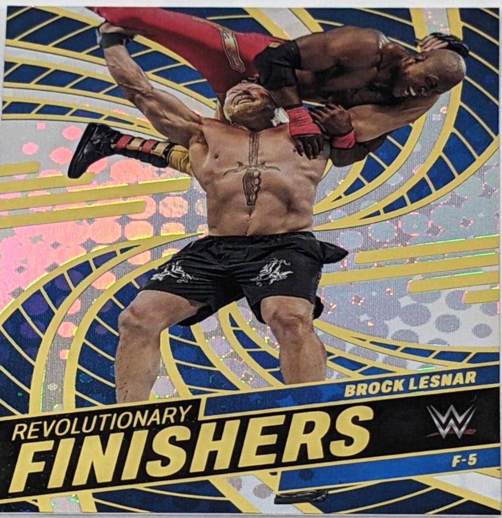 Brock Lesnar #5 Wrestling Cards 2023 Panini Revolution WWE Revolutionary Finishers