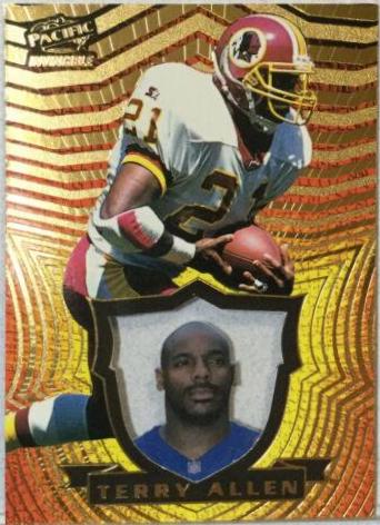 Terry Allen #146 Football Cards 1997 Pacific Invincible
