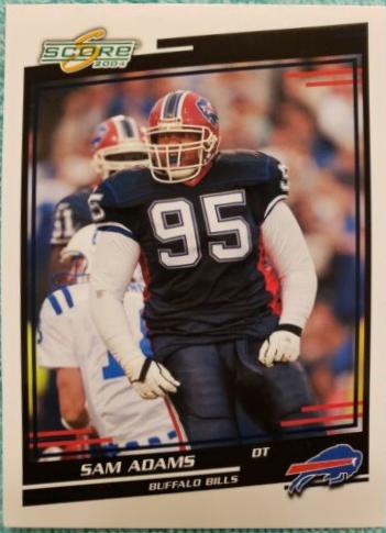 Sam Adams #38 2004 Panini Score Football