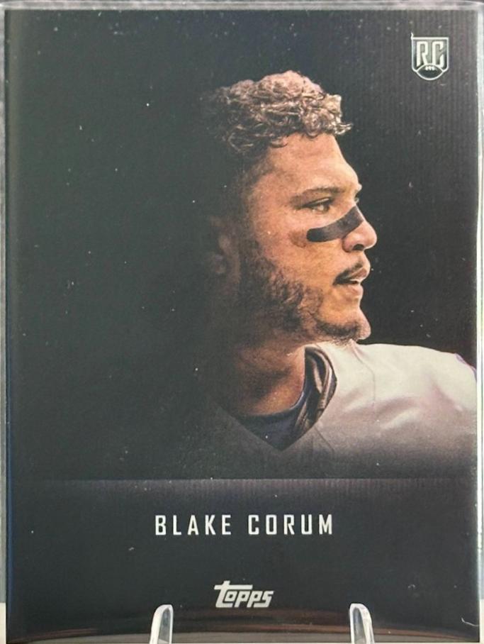 Blake Corum #T-9 Football Cards 2024 Topps Midnight Twilight