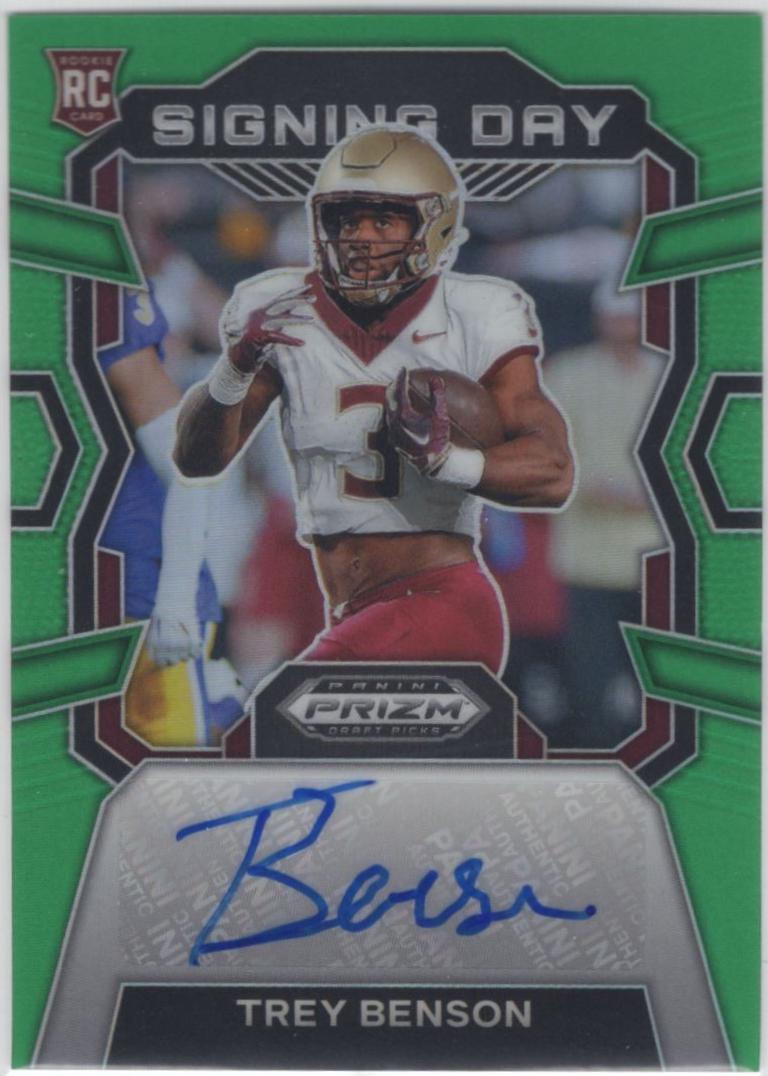 Trey Benson [Green] #SD-TBN