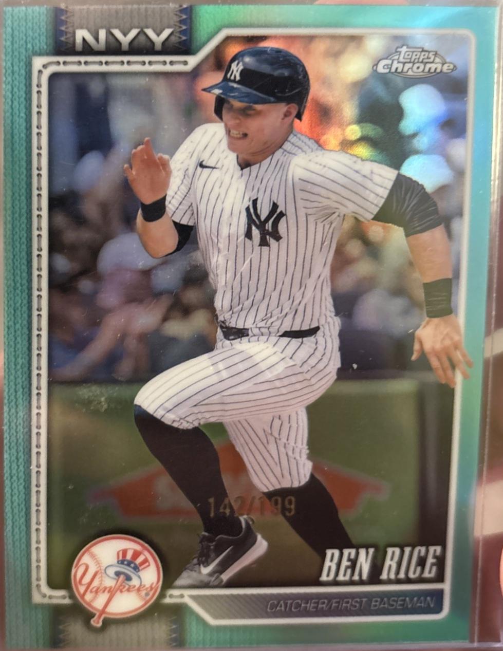2026 Ben Rice [Aqua Refractor] #295