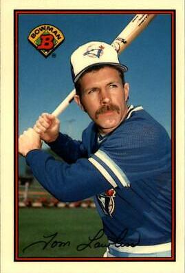 Tom Lawless #255 Baseball Cards 1989 Bowman Tiffany