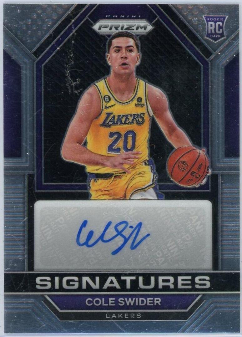 Cole Swider #RSI-CSW 2022-23 Panini Prizm Basketball Rookie Signatures