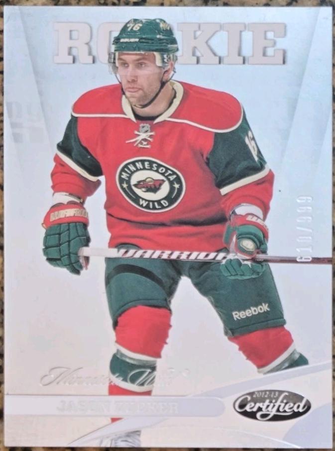 Jason Zucker #144 2012-13 Panini Certified Hockey