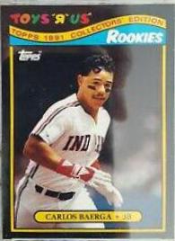 Carlos Baerga #4 Baseball Cards 1991 Toys R US Rookies