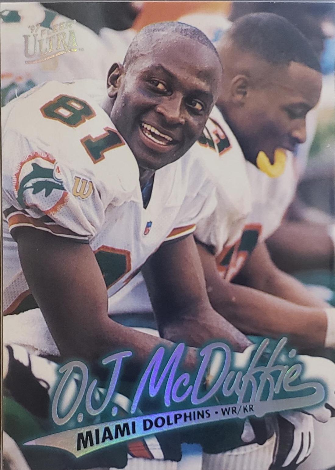 O.J. McDuffie #9 Football Cards 1997 Ultra