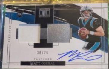 Matt Corral #101 2022 Panini Impeccable Football