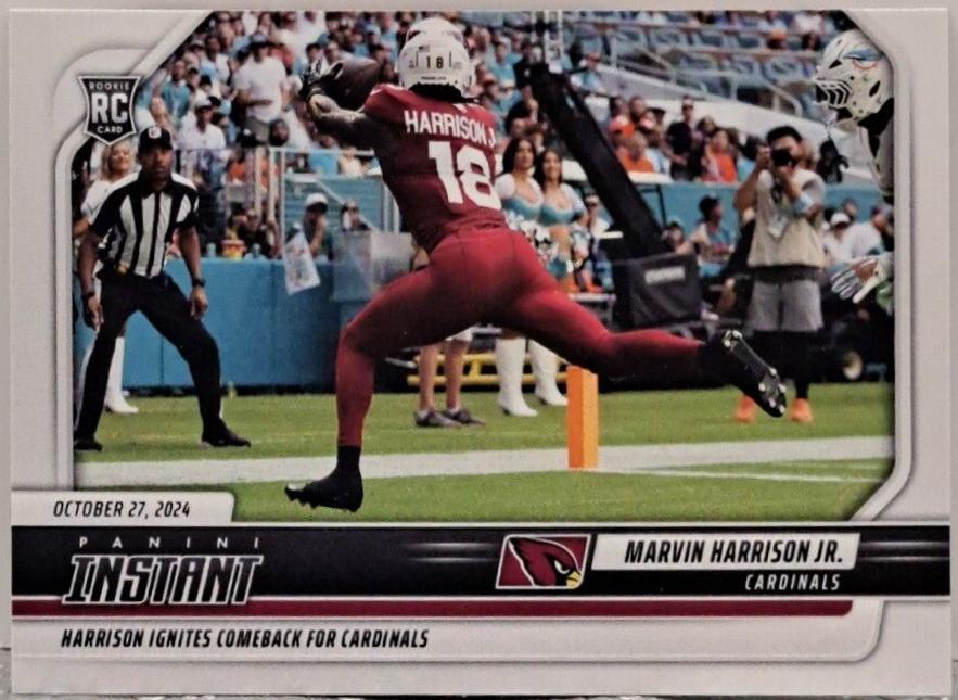 Marvin Harrison Jr. #104 Football Cards 2024 Panini Instant