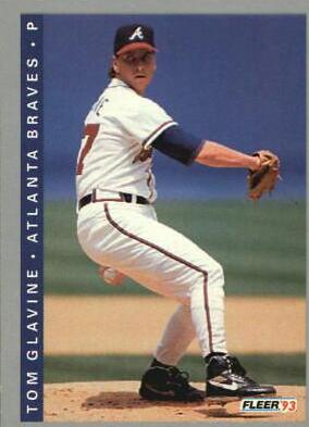 Tom Glavine #4 Baseball Cards 1993 Fleer