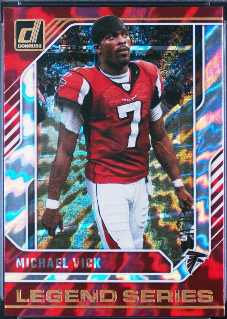 Michael Vick #11 Football Cards 2024 Panini Donruss The Legends Series