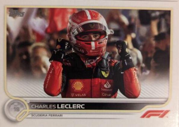 Charles Leclerc #27 Racing Cards 2022 Topps Chrome Formula 1