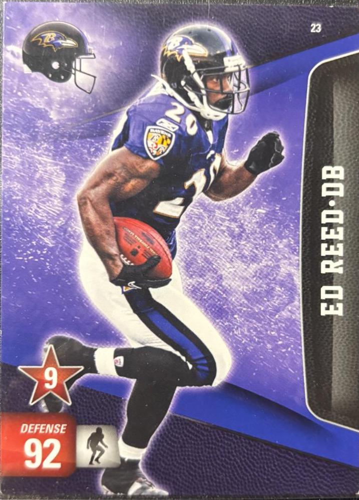 Ed Reed #23 Football Cards 2011 Panini Adrenalyn XL