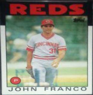 John Franco #54 Baseball Cards 1986 Topps