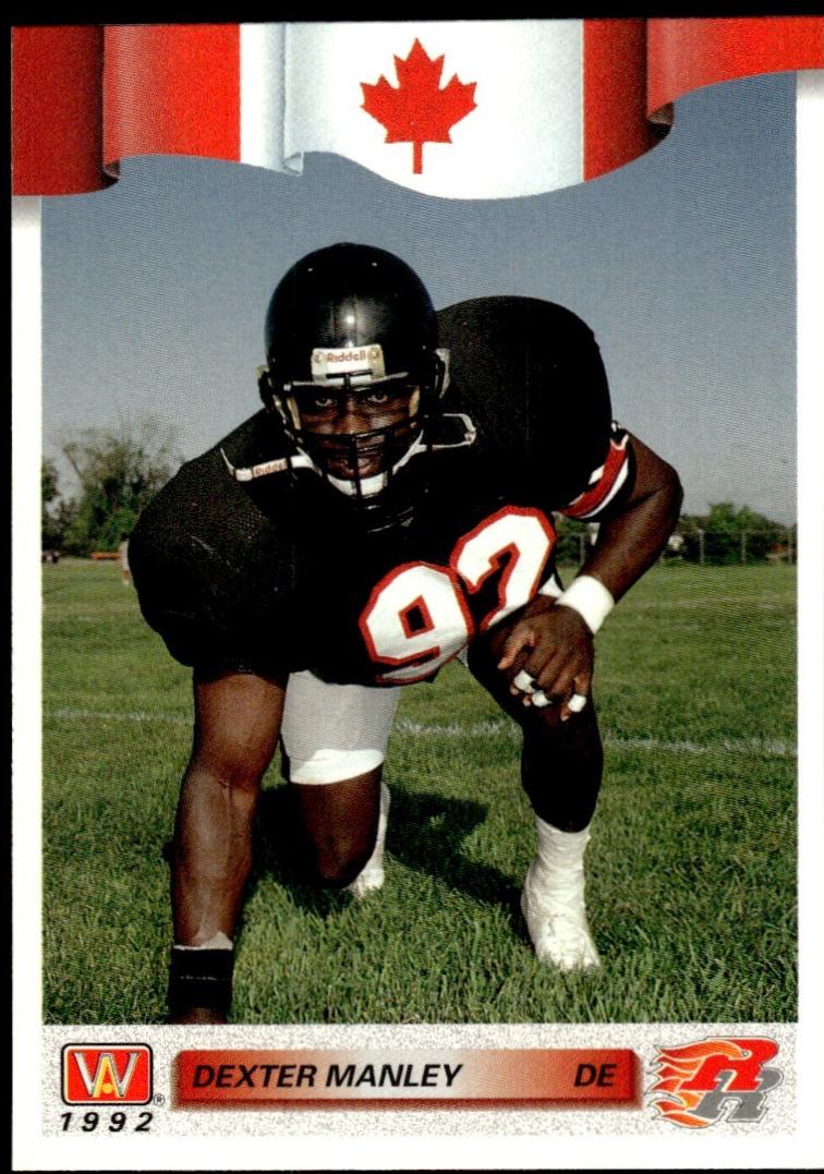 Dexter Manley #161 1992 All World Cfl Football