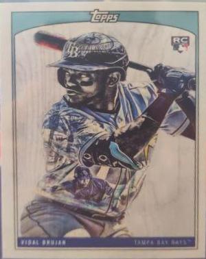Vidal Brujan #2 Baseball Cards 2022 Topps X Lauren Taylor