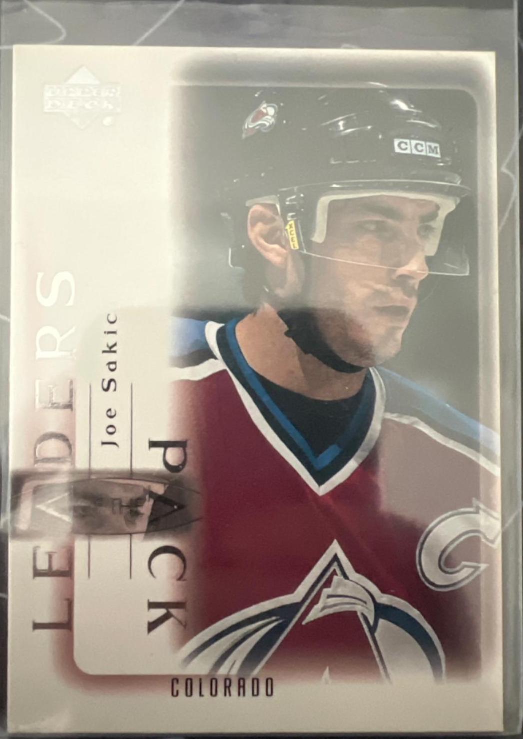 Joe Sakic #LP3 Hockey Cards 2001 Upper Deck Leaders of the Pack