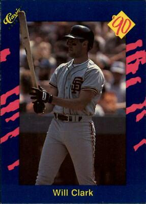 Will Clark #6 Baseball Cards 1990 Classic