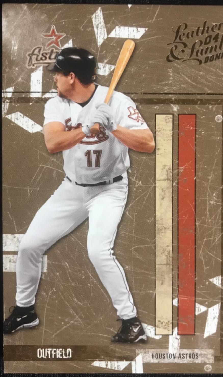 Lance Berkman #62 Baseball Cards 2004 Donruss Leather & Lumber