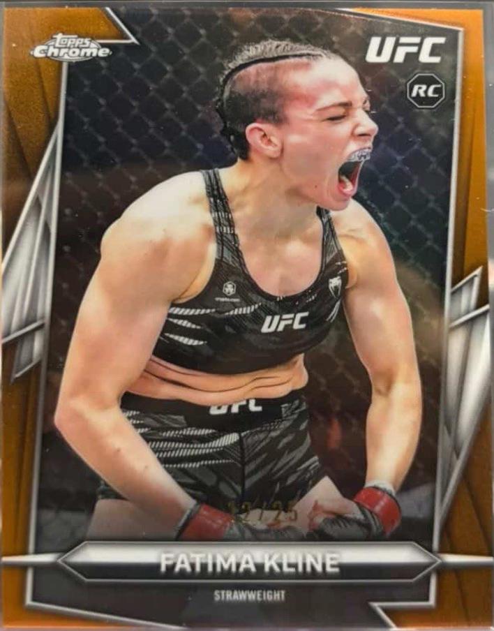 Fatima Kline [Orange Refractor] #158 Prices | 2026 Topps Chrome UFC ...