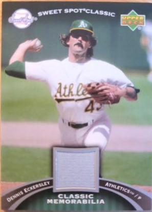 Dennis Eckersley #CM-DE Baseball Cards 2007 Upper Deck Sweet Spot Classic Classic Memorabilia