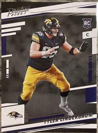 Tyler Linderbaum #366 Football Cards 2022 Panini Prestige