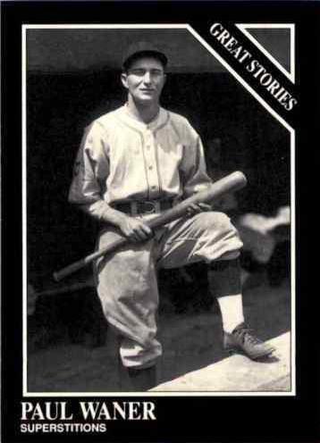 Paul Waner #167 1991 Conlon Collection Baseball