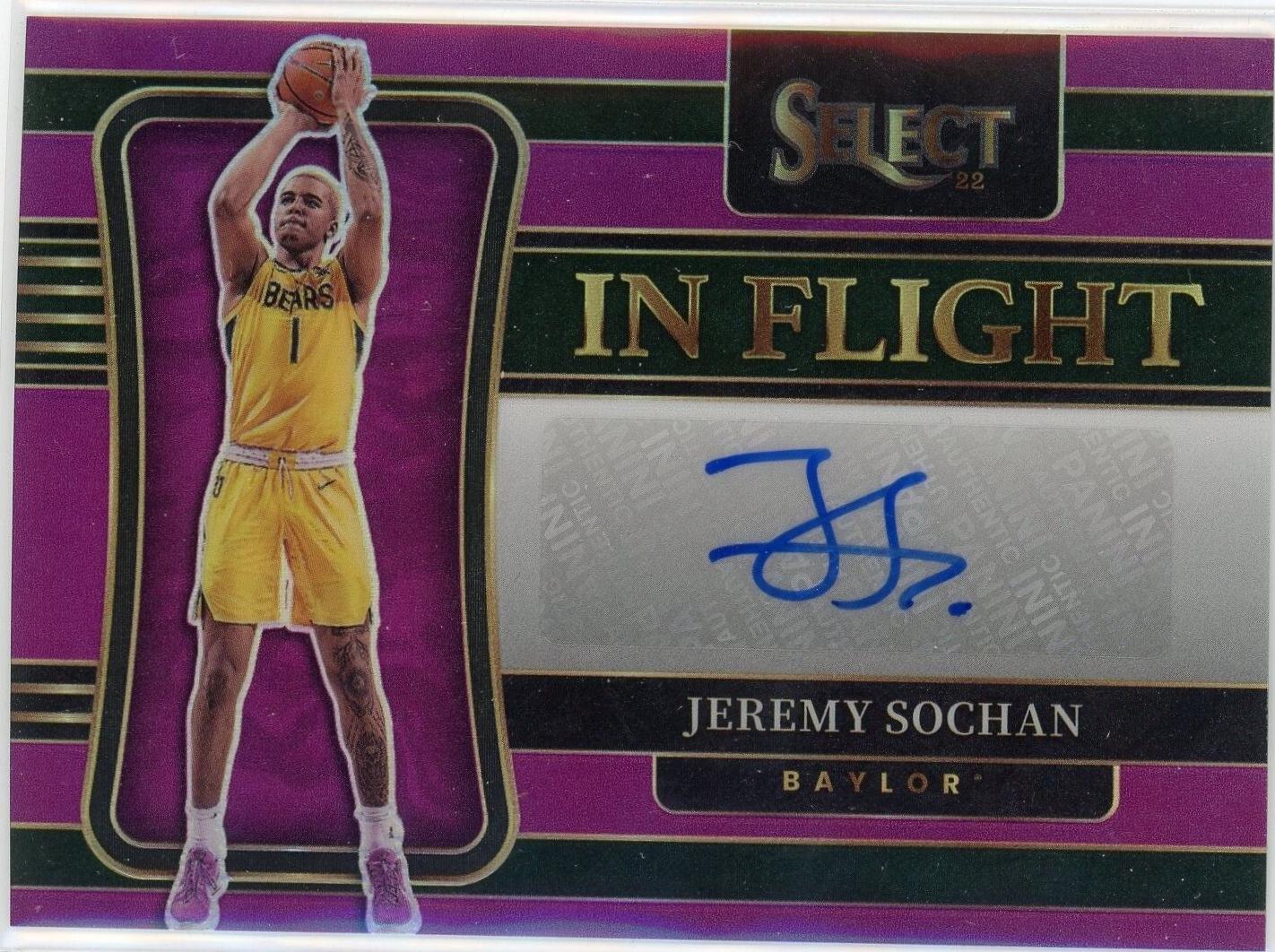 Jeremy Sochan [Purple] #IN-JSO