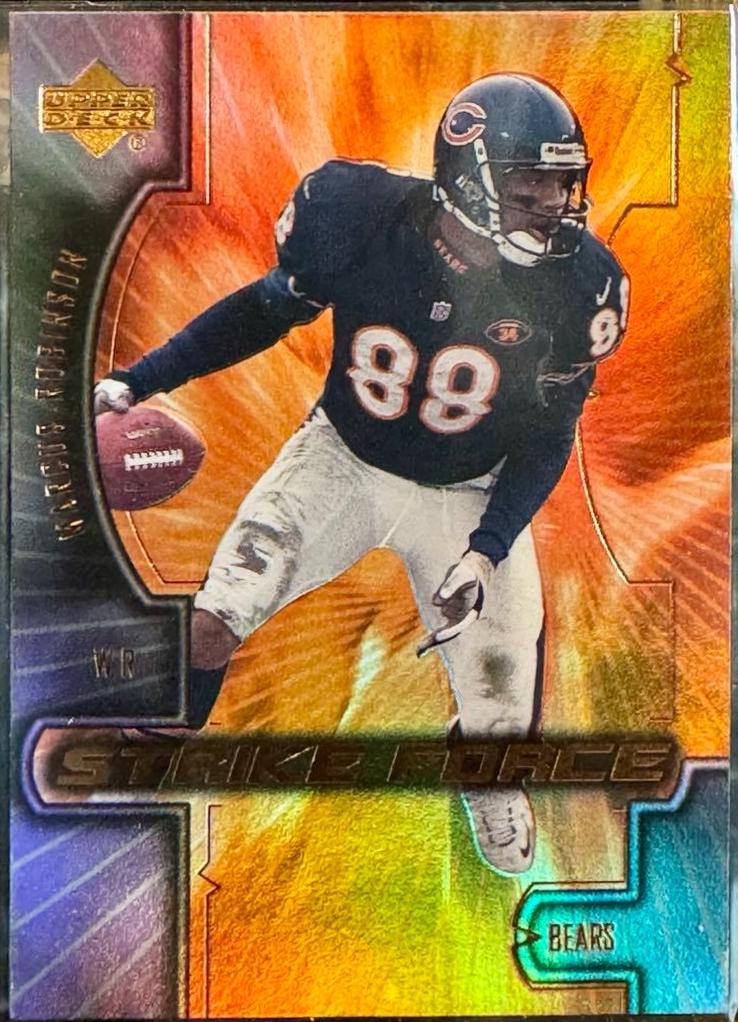 Marcus Robinson #SF4 Football Cards 2000 Upper Deck Strike Force