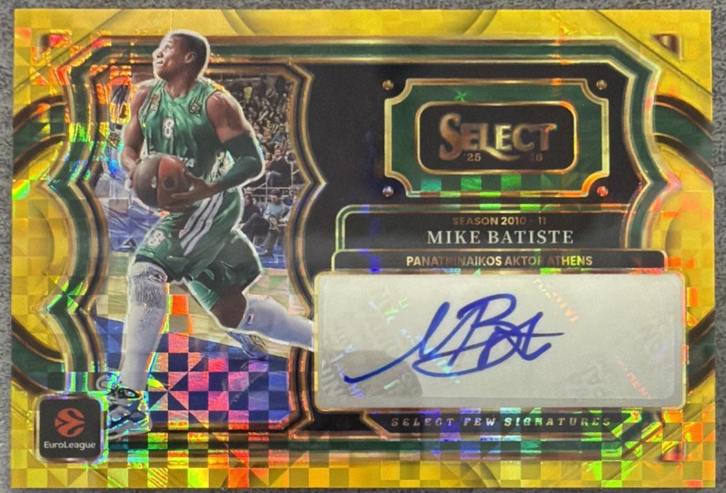 Dimitris Diamantidis #4 2025 Panini Select Euroleague Select Few Signature Basketball