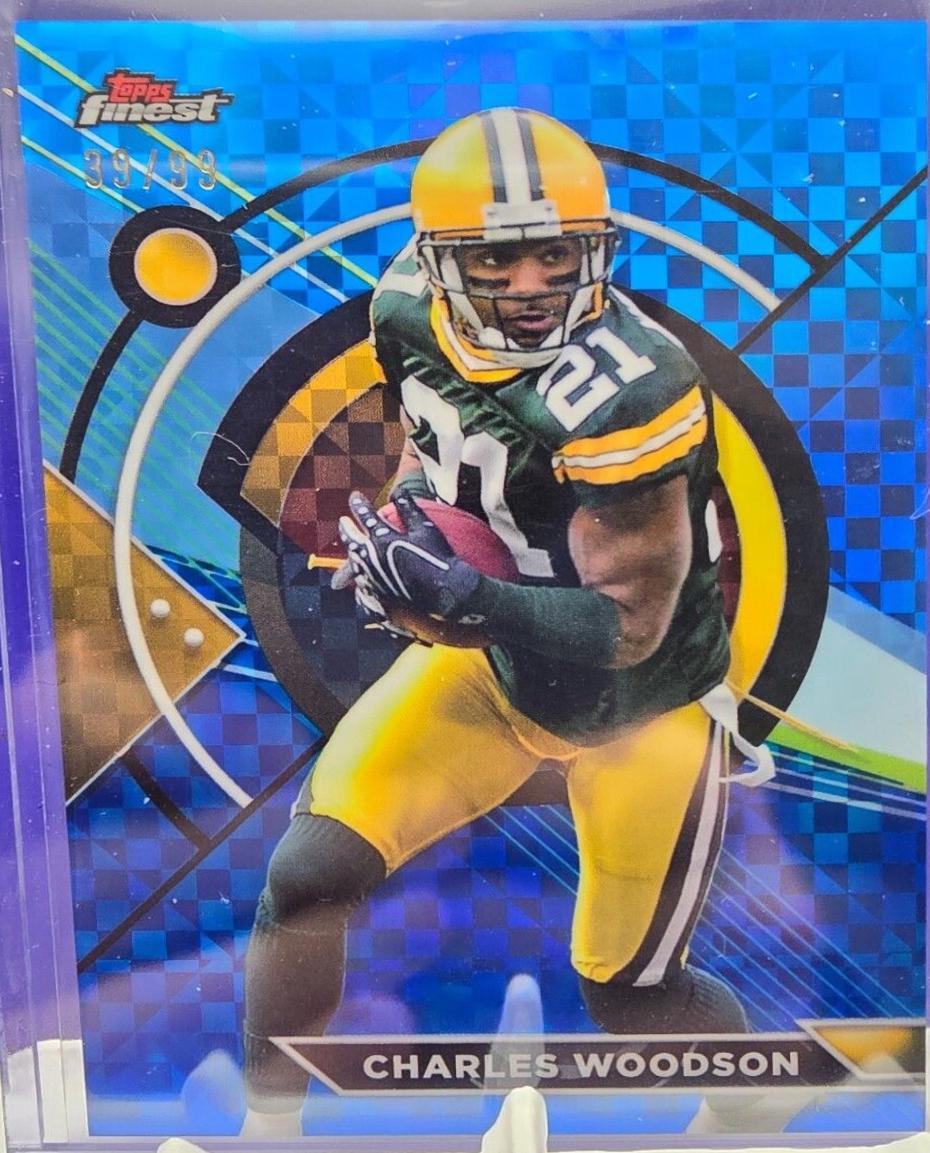 Charles Woodson [Blue Checkerboard Refractor] #187