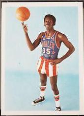 Hubert 'Geese' Ausbie #23 Basketball Cards 1971 Globetrotters 84