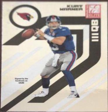 Kurt Warner #1 Football Cards 2005 Panini Donruss Elite