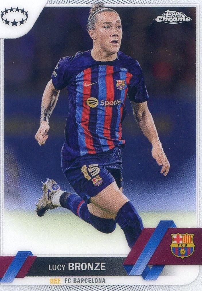 Lucy Bronze #15 Soccer Cards 2022 Topps Chrome UEFA Women's Champions League
