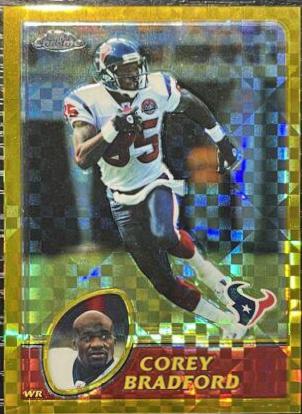 Corey Bradford #5 Football Cards 2003 Topps Chrome