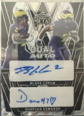 Blake Corum / Donovan Edwards [Black Prismatic] #DA-3