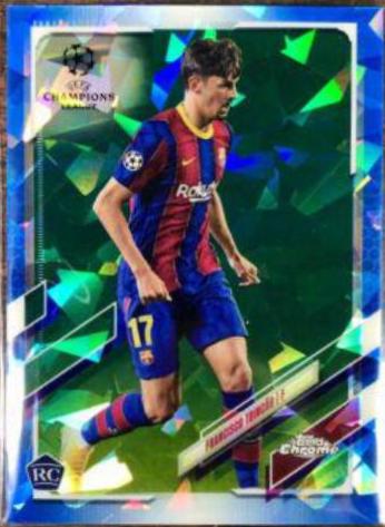 Francisco Trincao #4 Soccer Cards 2020 Topps Chrome UEFA Champions League Sapphire