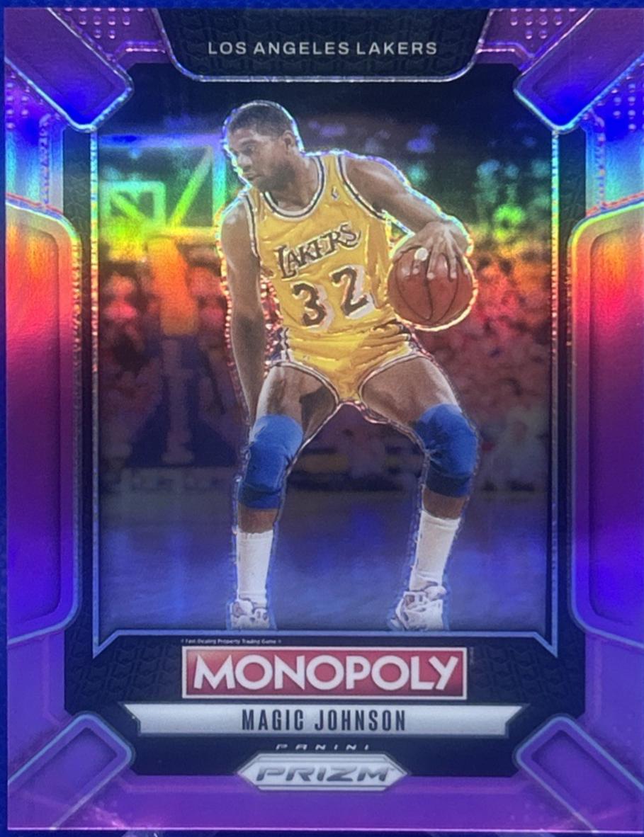 Magic Johnson #LEG4 2024-25 Panini Prizm Monopoly Basketball Legends