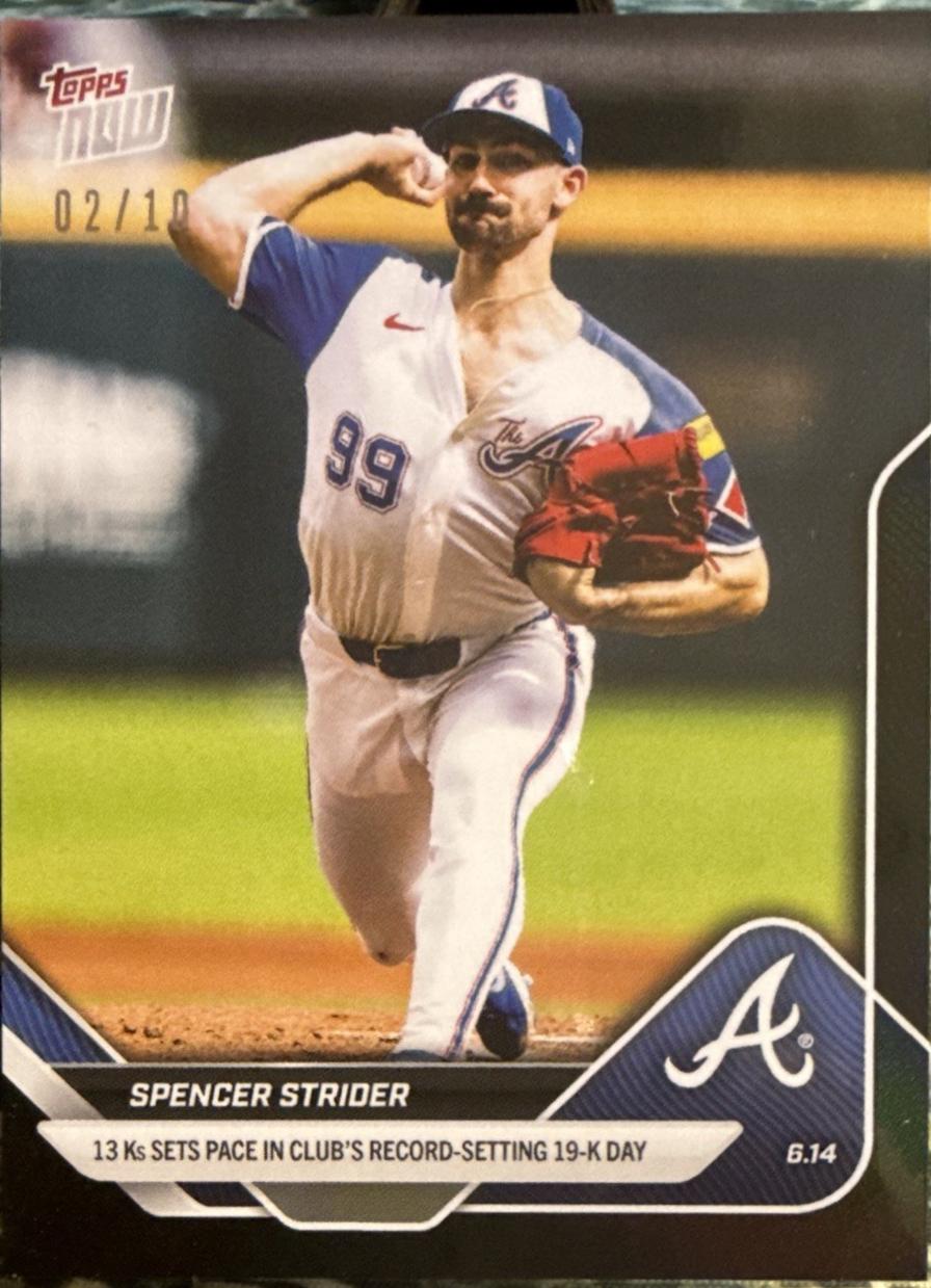 Spencer Strider [Black Foil] #296