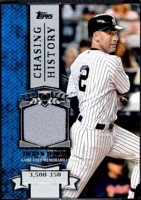 Derek Jeter #CHR-DJ Baseball Cards 2013 Topps Chasing History Relics