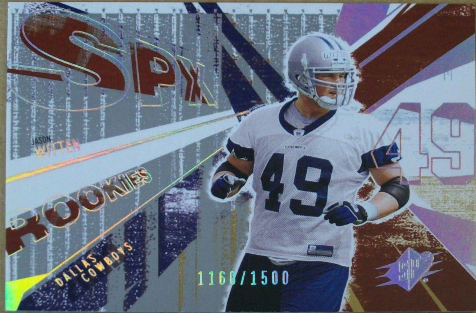 Jason Witten #188 2003 SPx Football