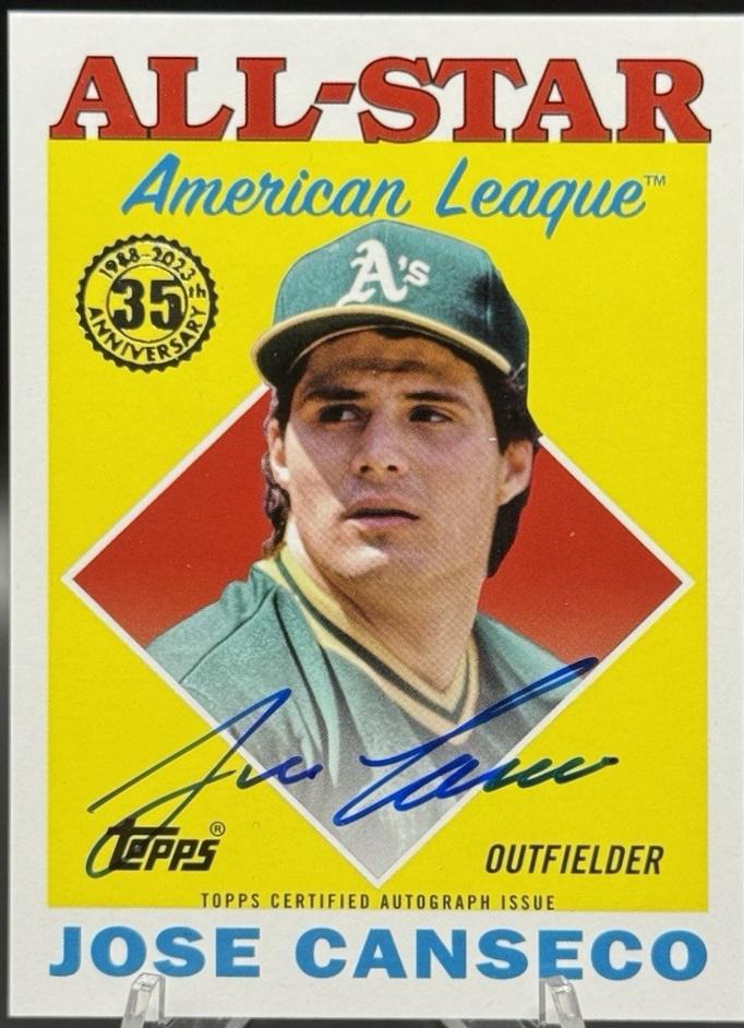 Jose Canseco #88ASA-JCA